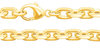 Echt Gold 585 Männer Collier Halskette Anker Kette 60 cm Breite 5,4 mm 93,8 Gr